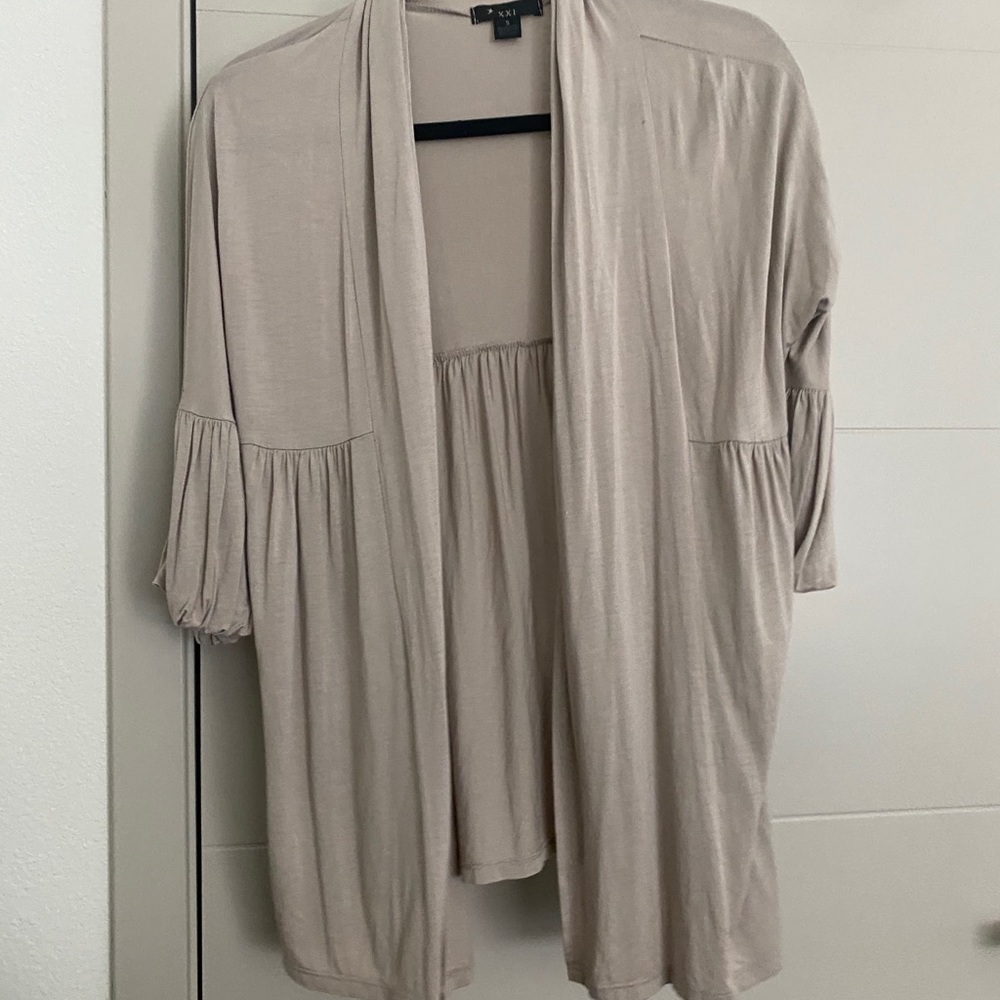 Soft beige cardigan
